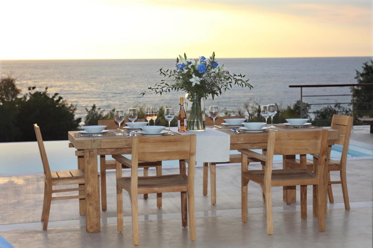 Capro - Milos Bay Villas Áyios Nikítas 외부 사진