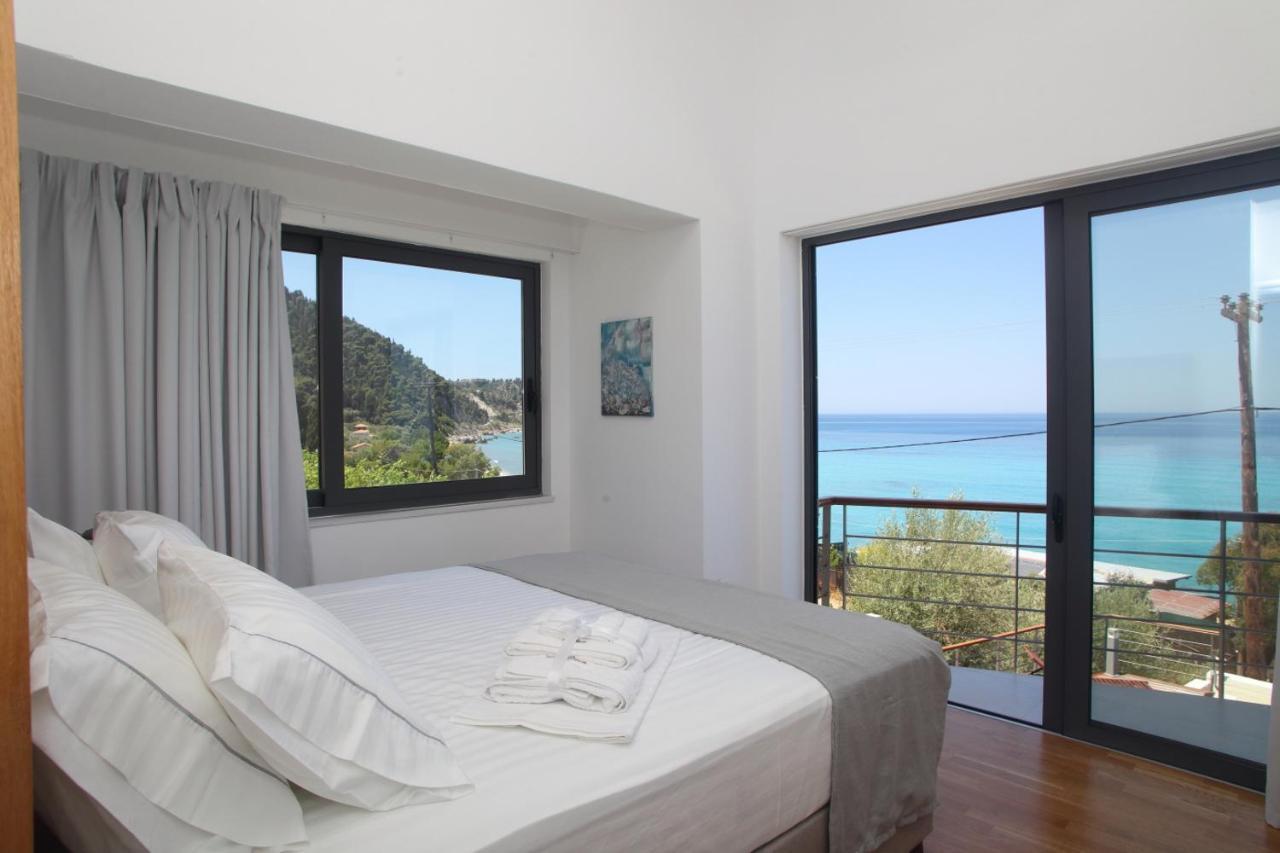 Capro - Milos Bay Villas Áyios Nikítas 외부 사진