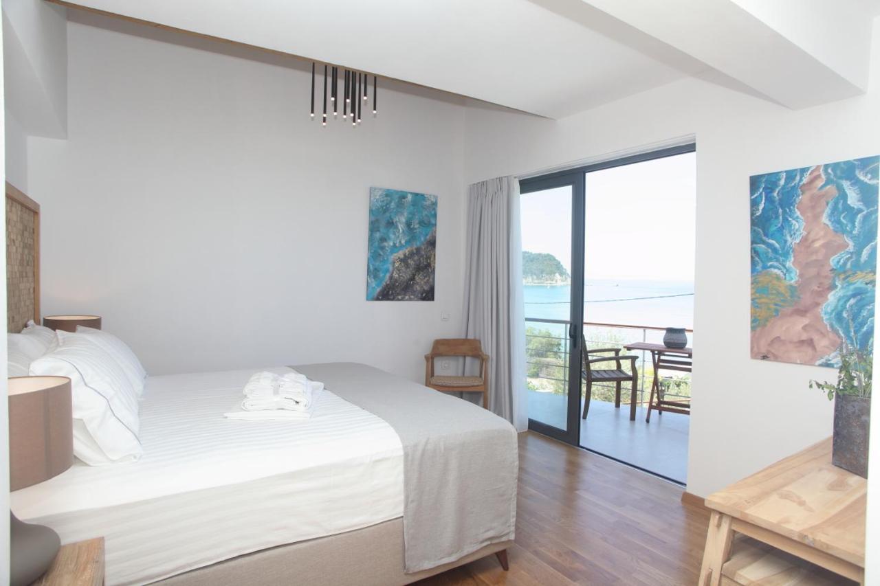 Capro - Milos Bay Villas Áyios Nikítas 외부 사진