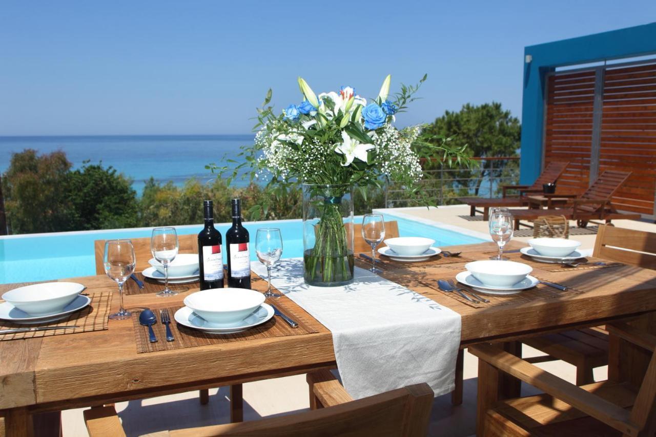 Capro - Milos Bay Villas Áyios Nikítas 외부 사진